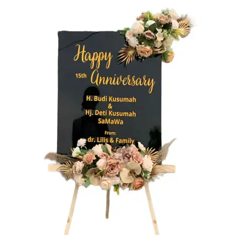 Papan Bunga Akrilik Klirong